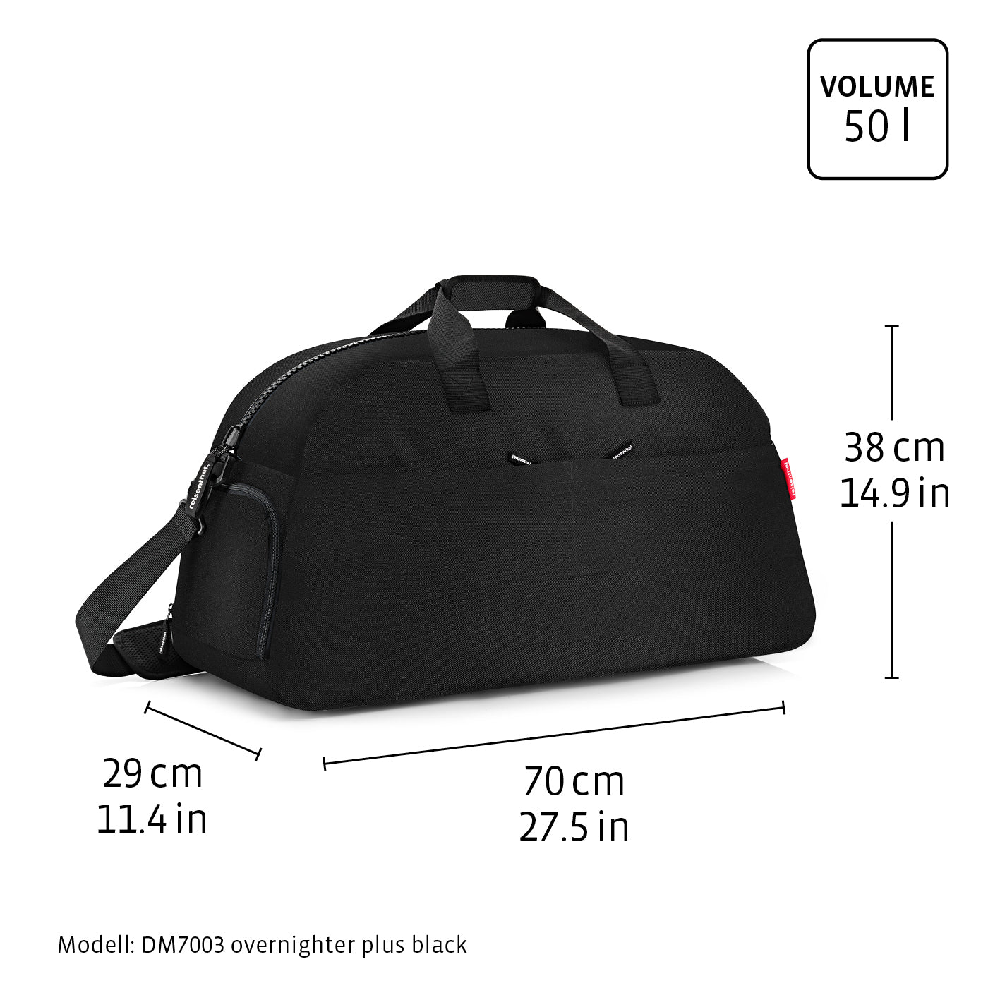 Overnighter Plus Black