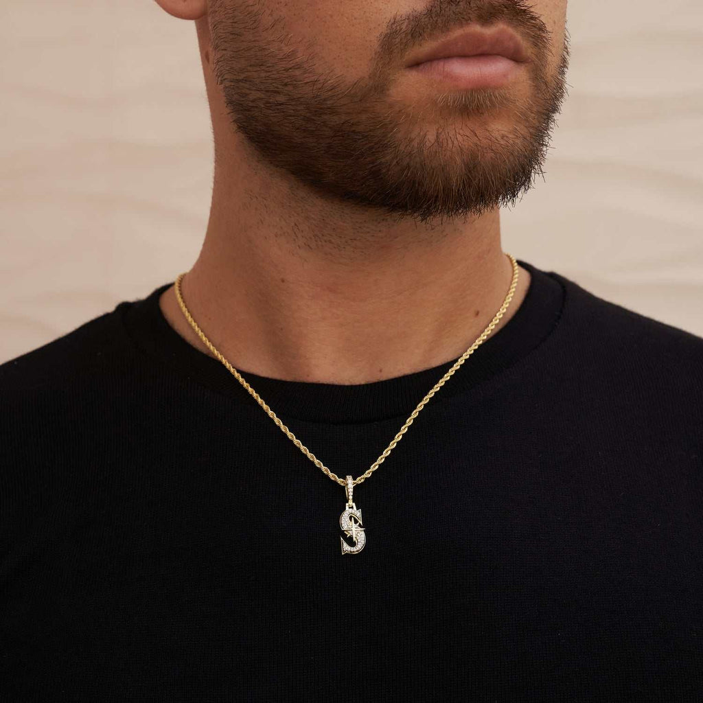 GLD Men Seattle Mariners Official MLB Micro Logo Pendant