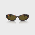 Prada PR 26ZS Sunglasses - Honey Tortoise / Dark Brown