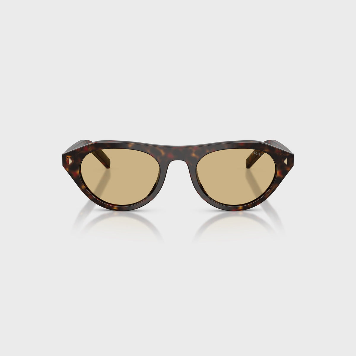 Prada PR B15S Acetate Sunglasses - Root Tortoise / Light Brown