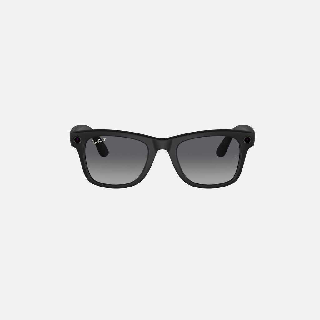 Ray-Ban Meta Wayfarer - Matte Black Polar Gradient Graphite