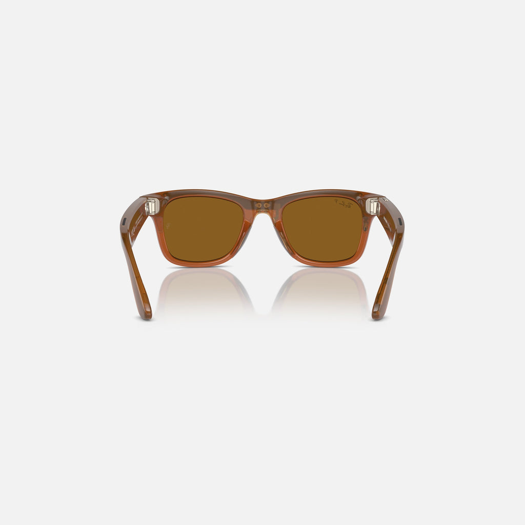 Ray-Ban Meta Wayfarer - Shiny Caramel / Brown