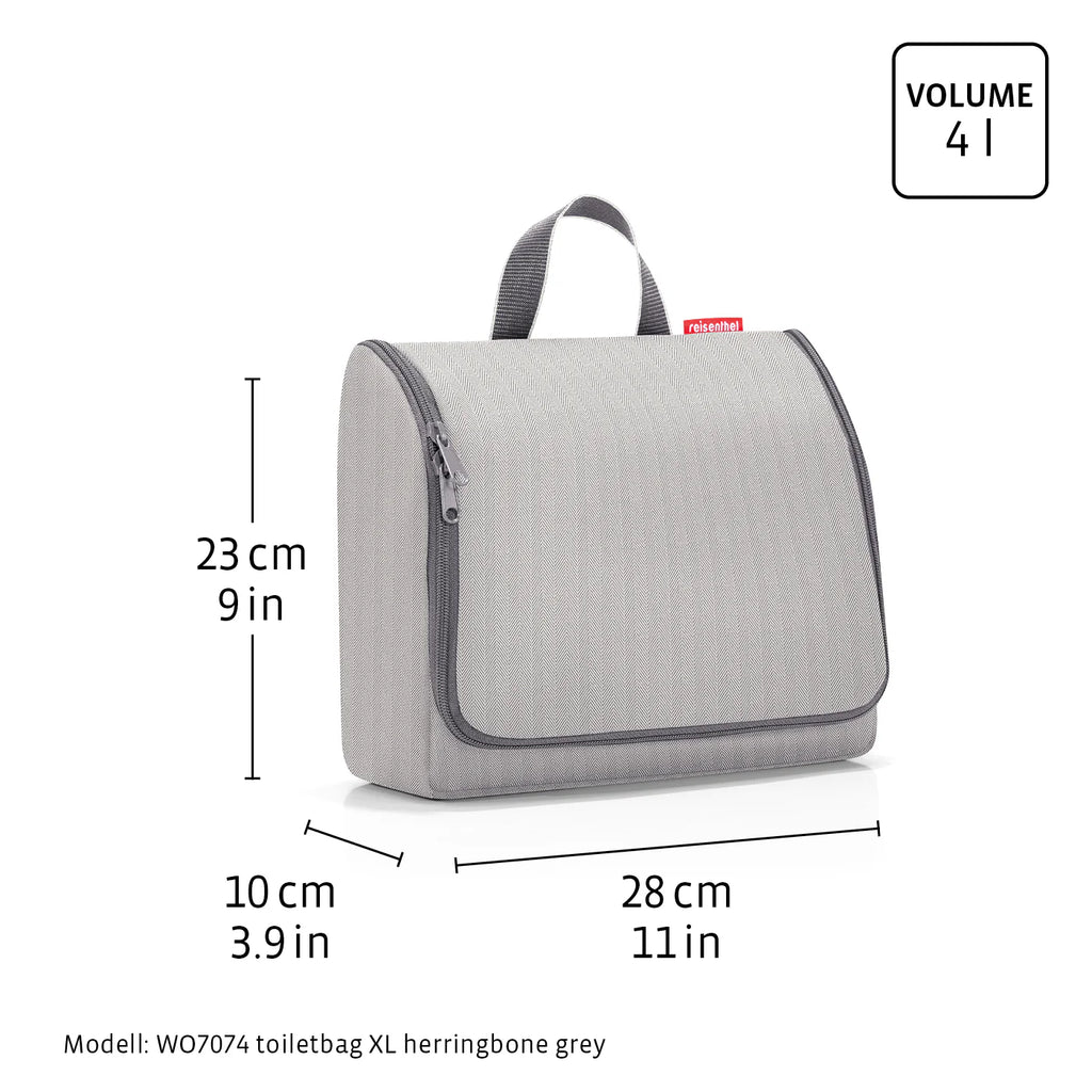 Toiletbag Xl Twist Silver