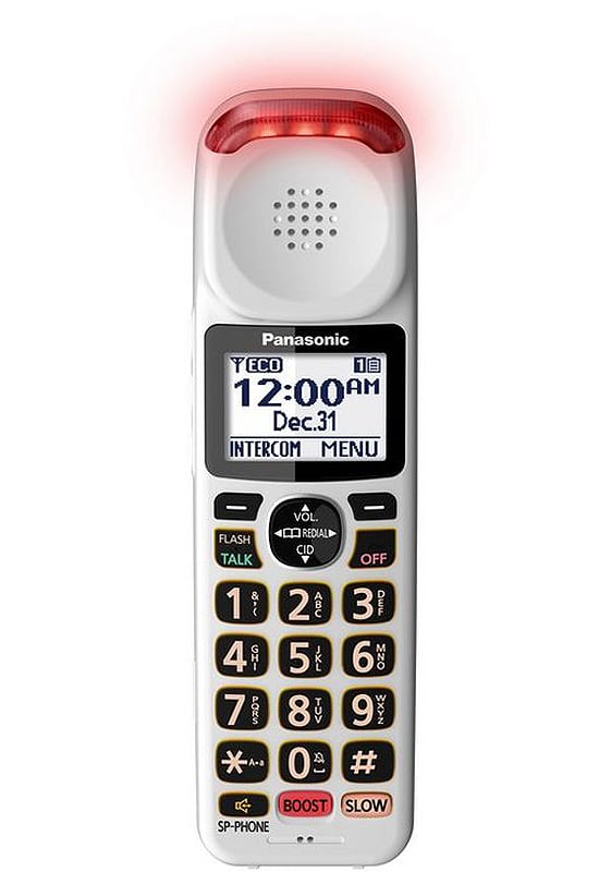Panasonic DECT 6.0 Plus White Additional Digital Cordless Phone Handset - KX-TGMA44W - image 2