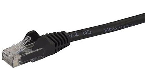 StarTech 1 Ft. Cat6 Black Snagless Cable - N6PATCH1BK - image 2