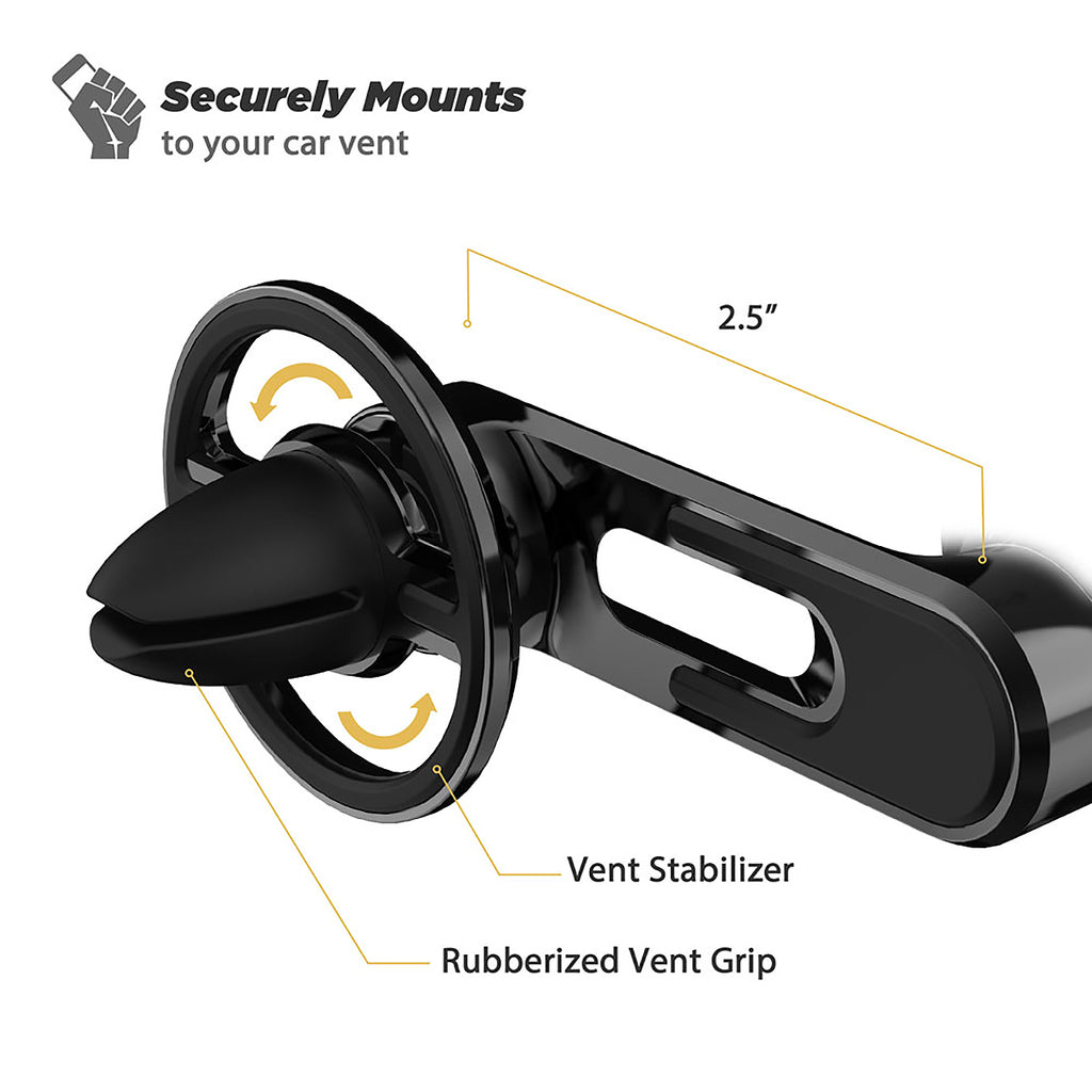 Scosche Universal Air Vent Phone Holder With Freeflow Vent Arm - VP2M-SP - image 2