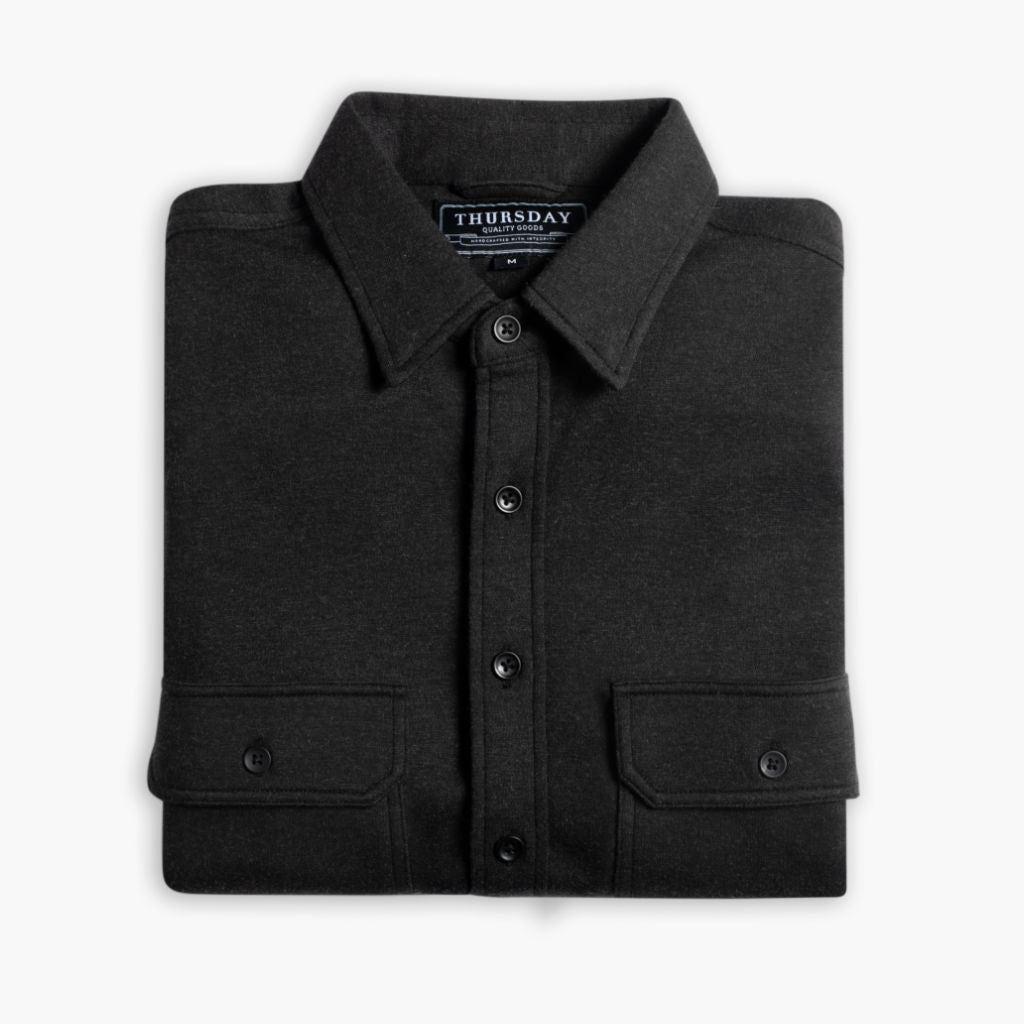 Everyday Button-Down Shirt | Black (Two Pocket)