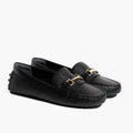 Driving Loafer | Black & Gold