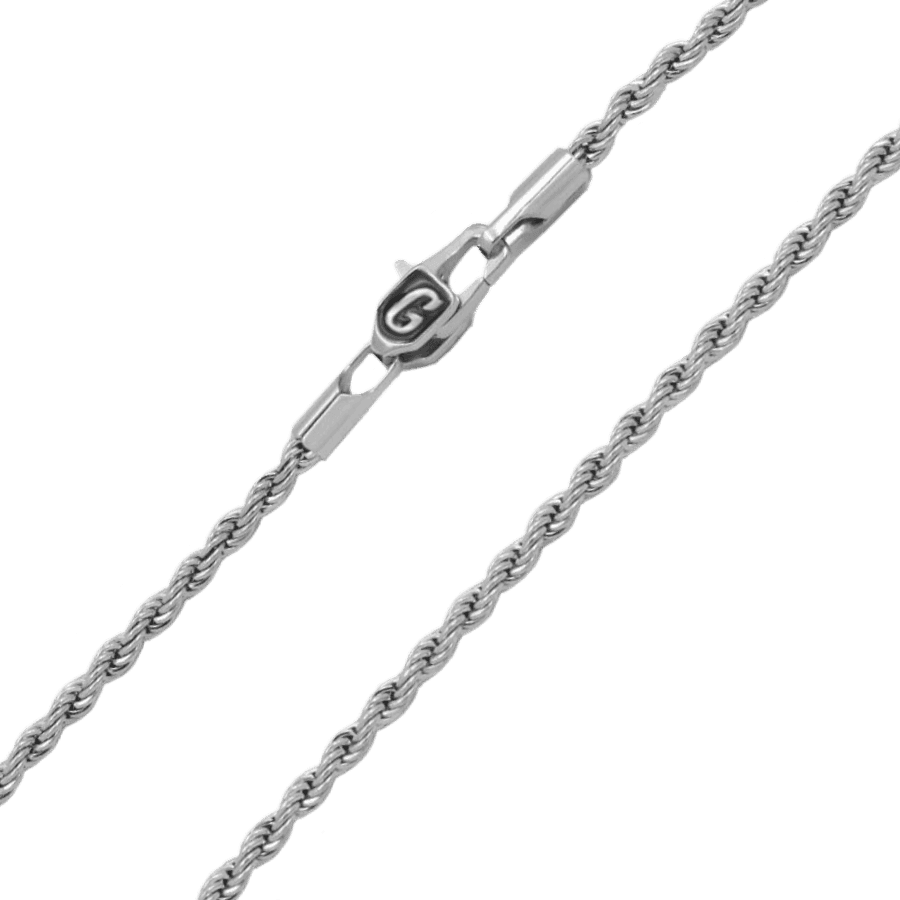 GLD Pendants 2mm Rope Chain