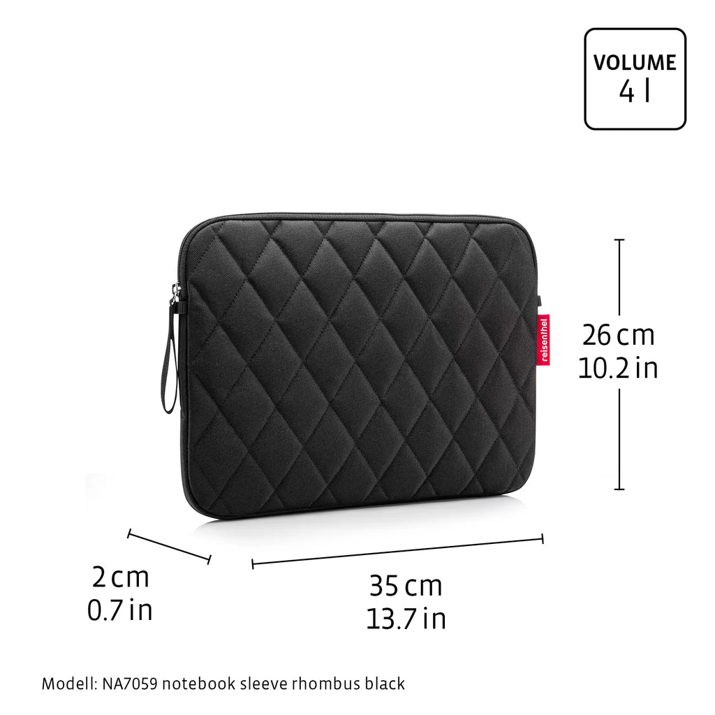 Notebook Sleeve Rhombus Light Grey