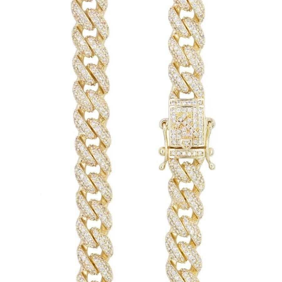 GLD Customs 14” 8.5mm Diamond Cuban Chain