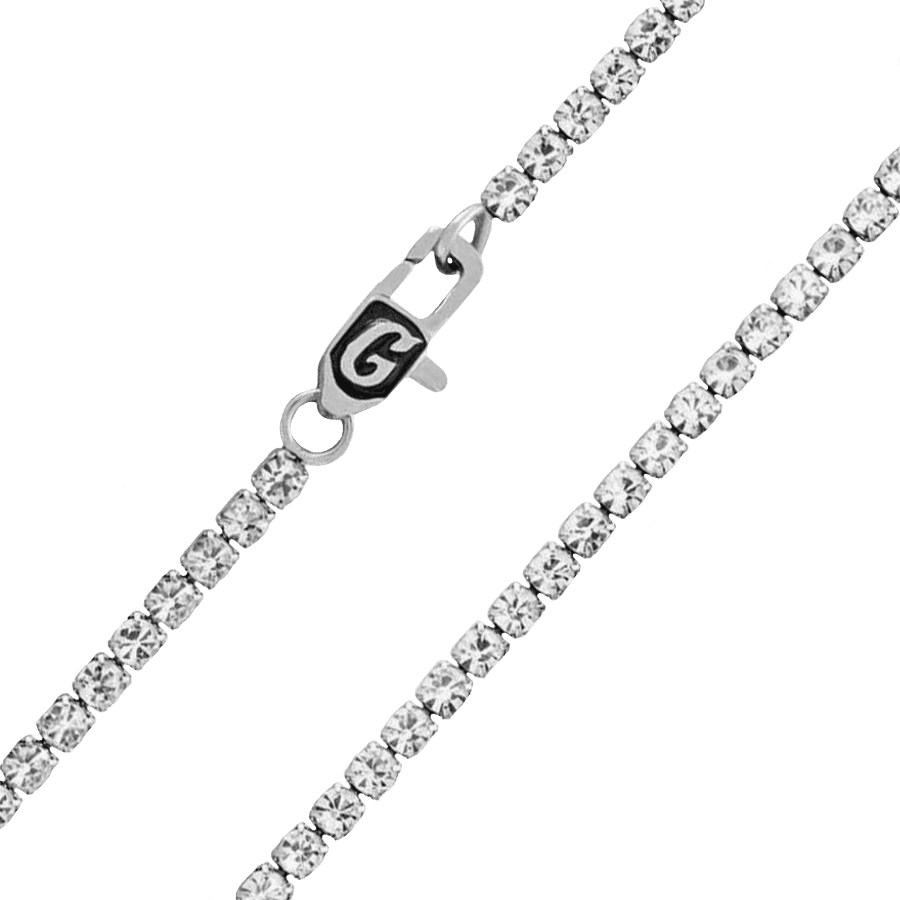 GLD Pendants Micro Tennis Necklace