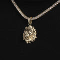 GLD Men Solid Gold Lion Micro
