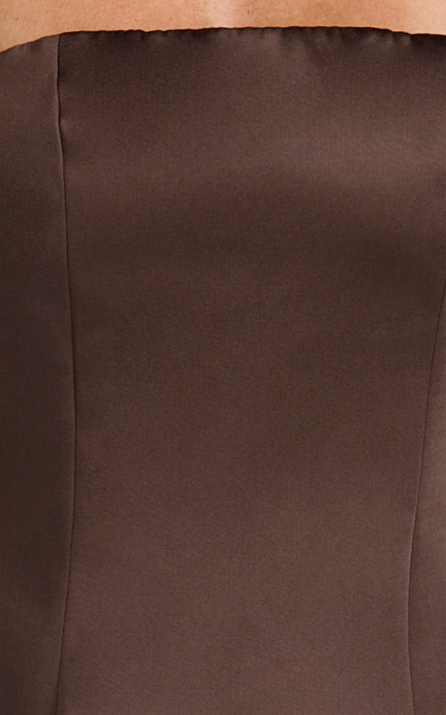 Vivienne Two Piece Set - Strapless Top & Lace Pant Set in Mocha