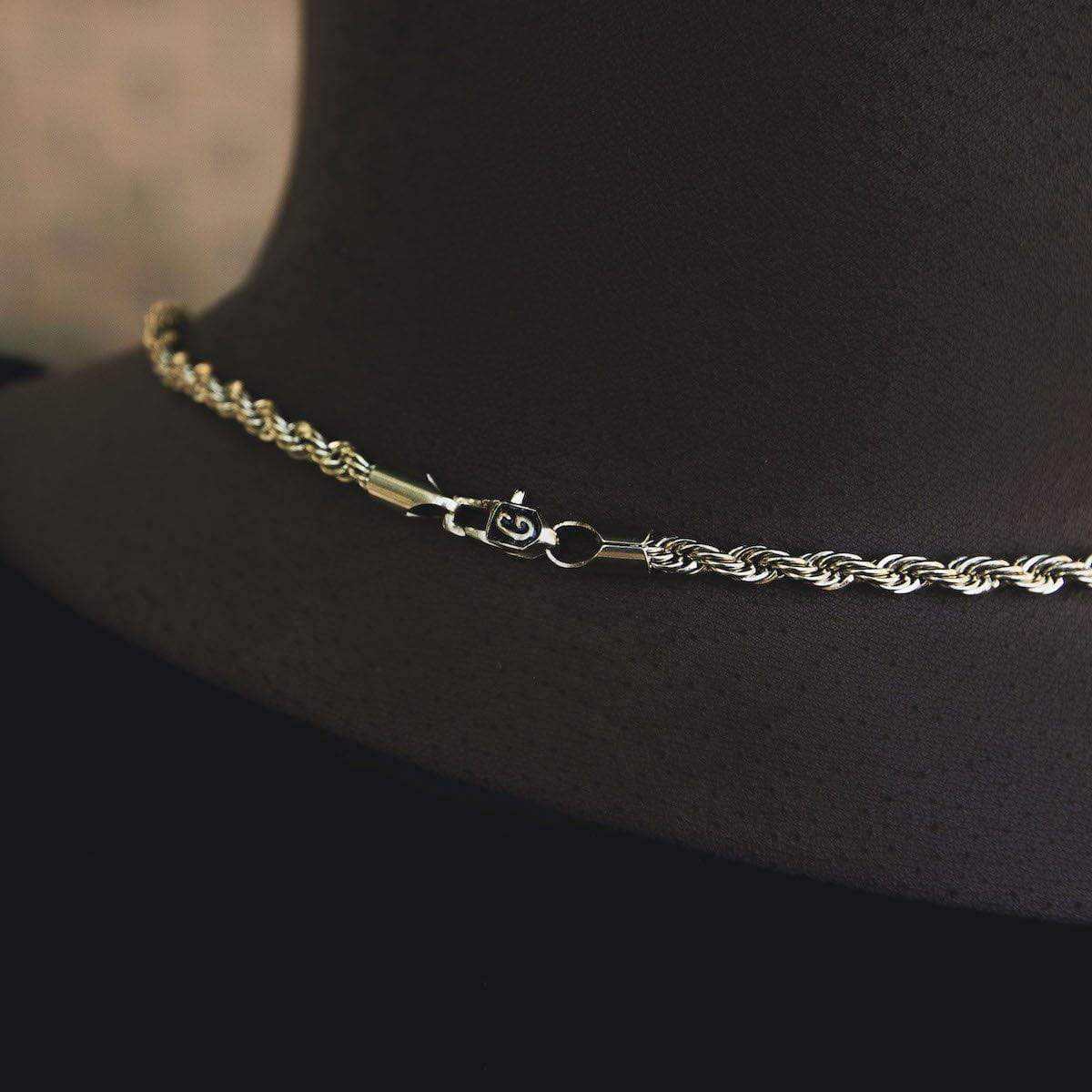 GLD Men 18k Vermeil Rope Chain - 2mm