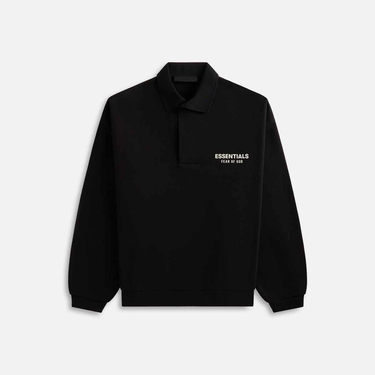 Essentials Fleece Polo - Black