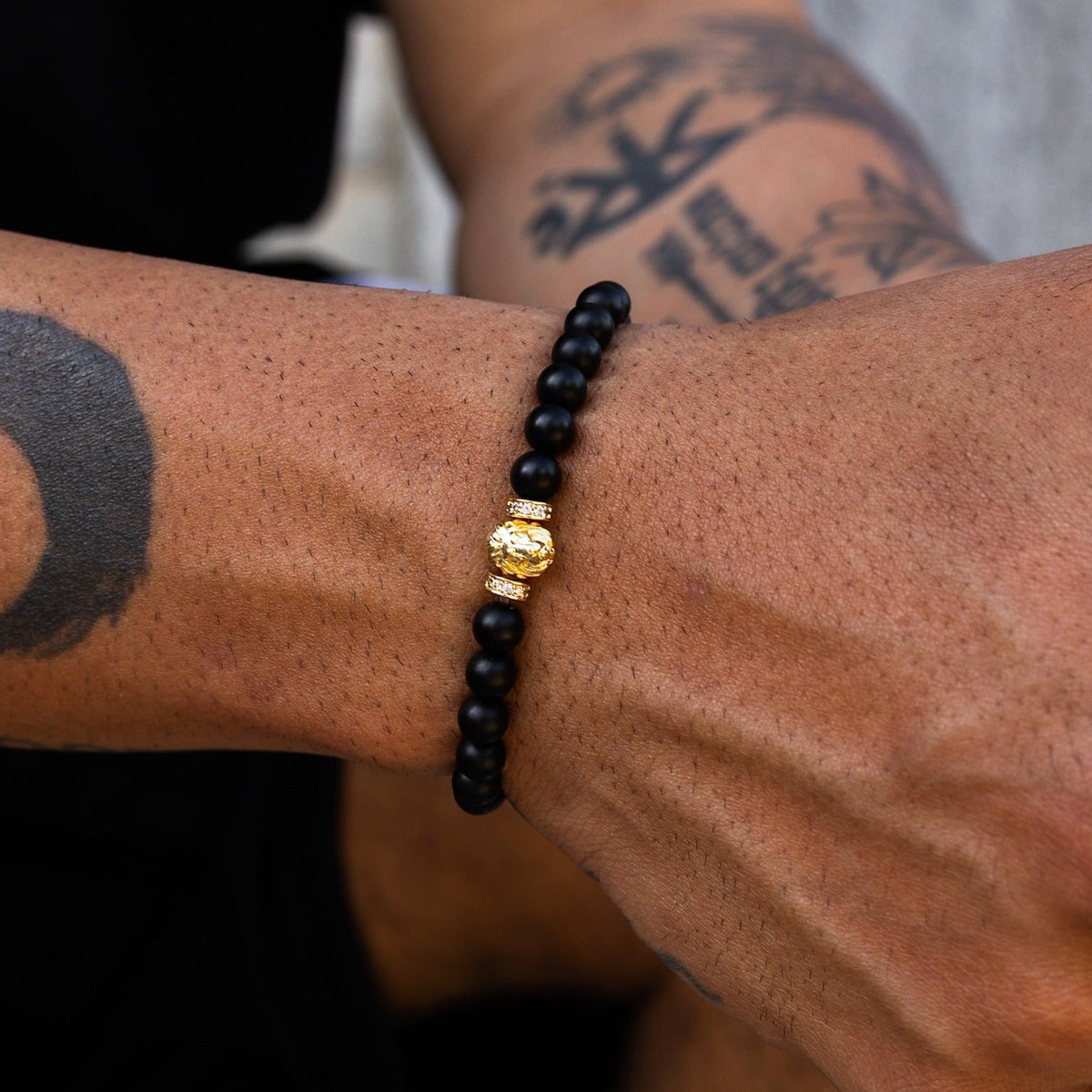 GLD PROMO Lion Beaded Bracelet