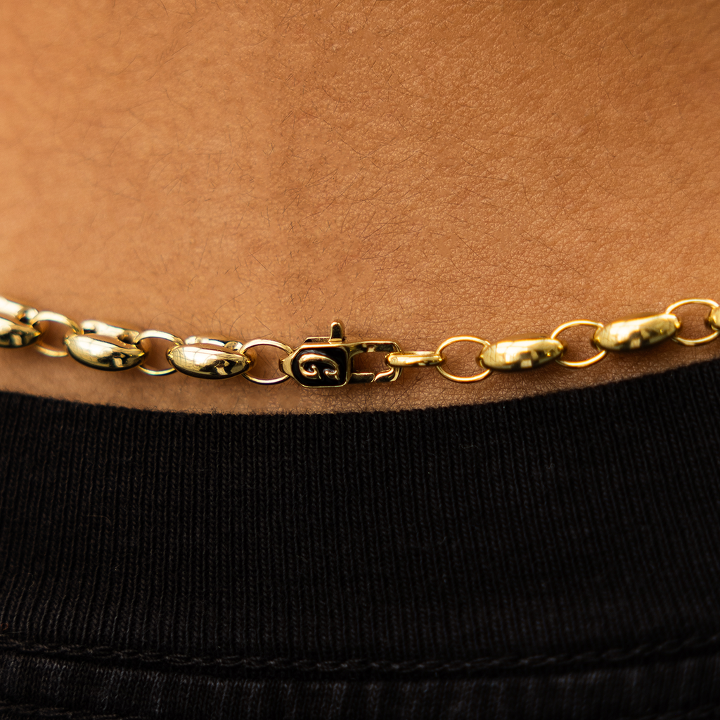 GLD PROMO Valentina Chain in Yellow Gold- 7mm