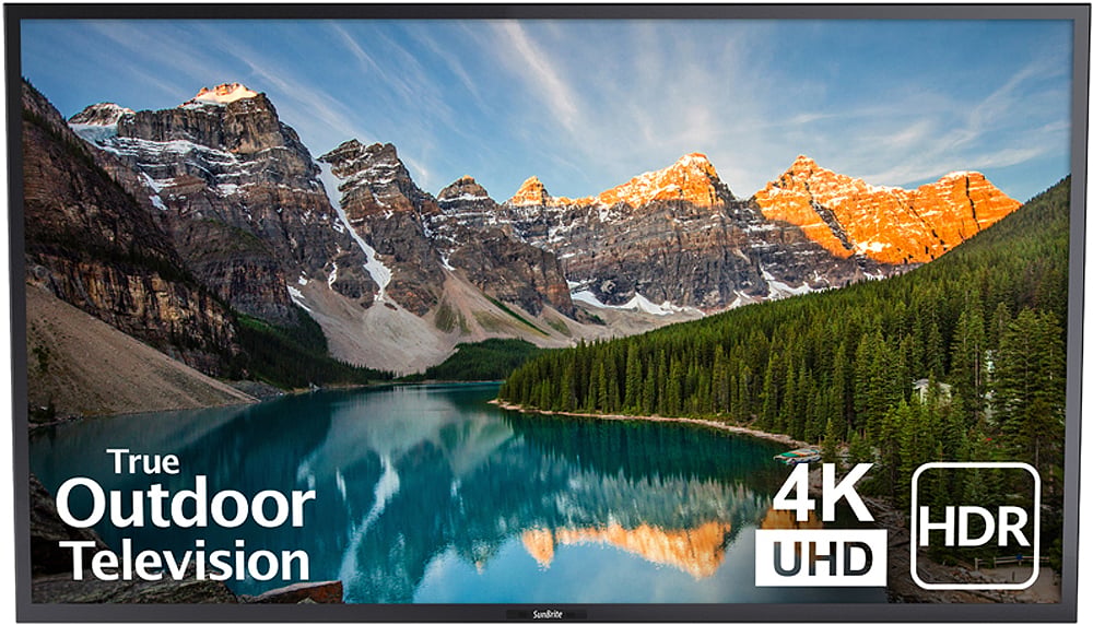 SunBrite 43" Veranda Series Full Shade Outdoor 4K HDR UHD TV - SB-V-43-4KHDR-BL - image 1