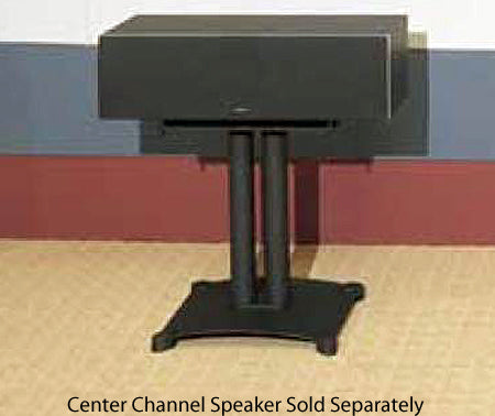 Sanus 18" Steel Series Black Center Channel Speaker Stand (Each) - SFC18-B1 - image 2