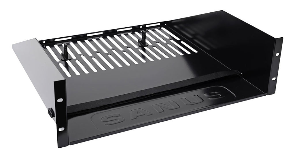 Sanus 3U Black Vented AV Shelf - CASH23-B1 - image 3