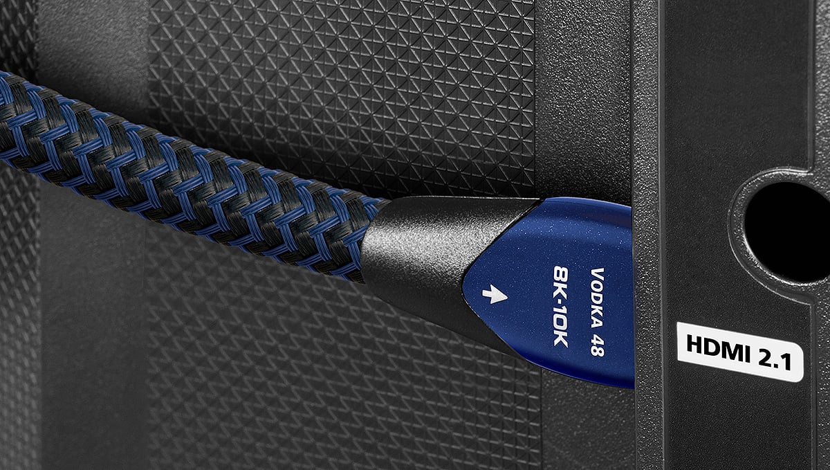 AudioQuest 0.75 Meter (2.5 Feet) Vodka 48 HDMI 2.1 Cable - HDM48VOD075 - image 3