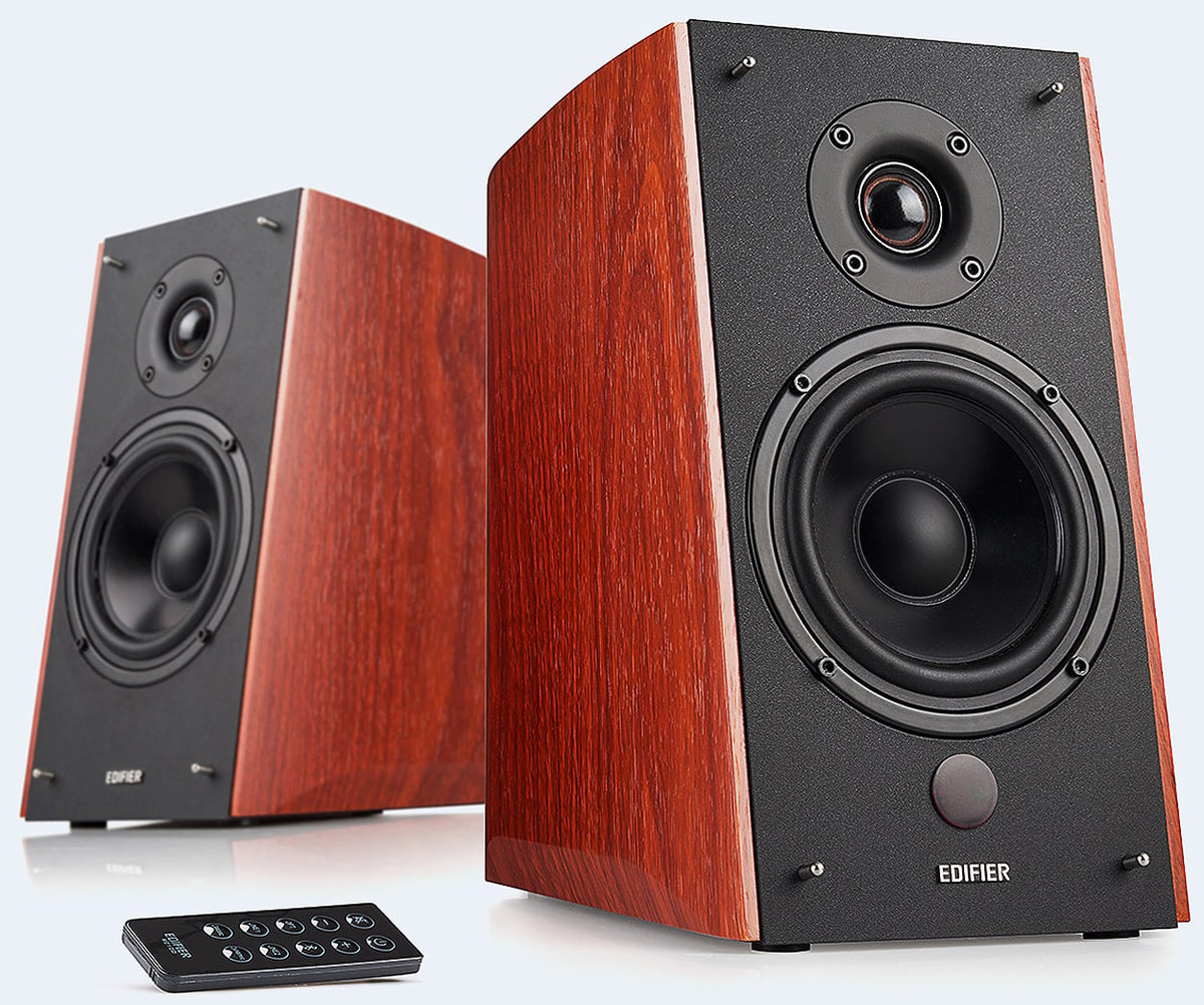 Edifier Wood Powered Bluetooth Bookshelf Speakers (Pair) - R2000DW - image 3