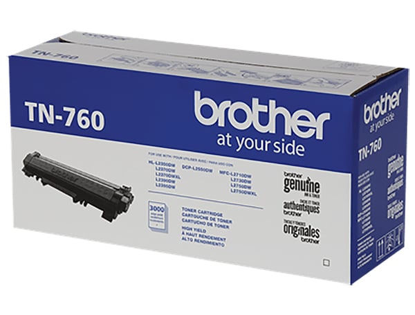 Brother High-Yield Black Ink Toner - TN760 - image 3
