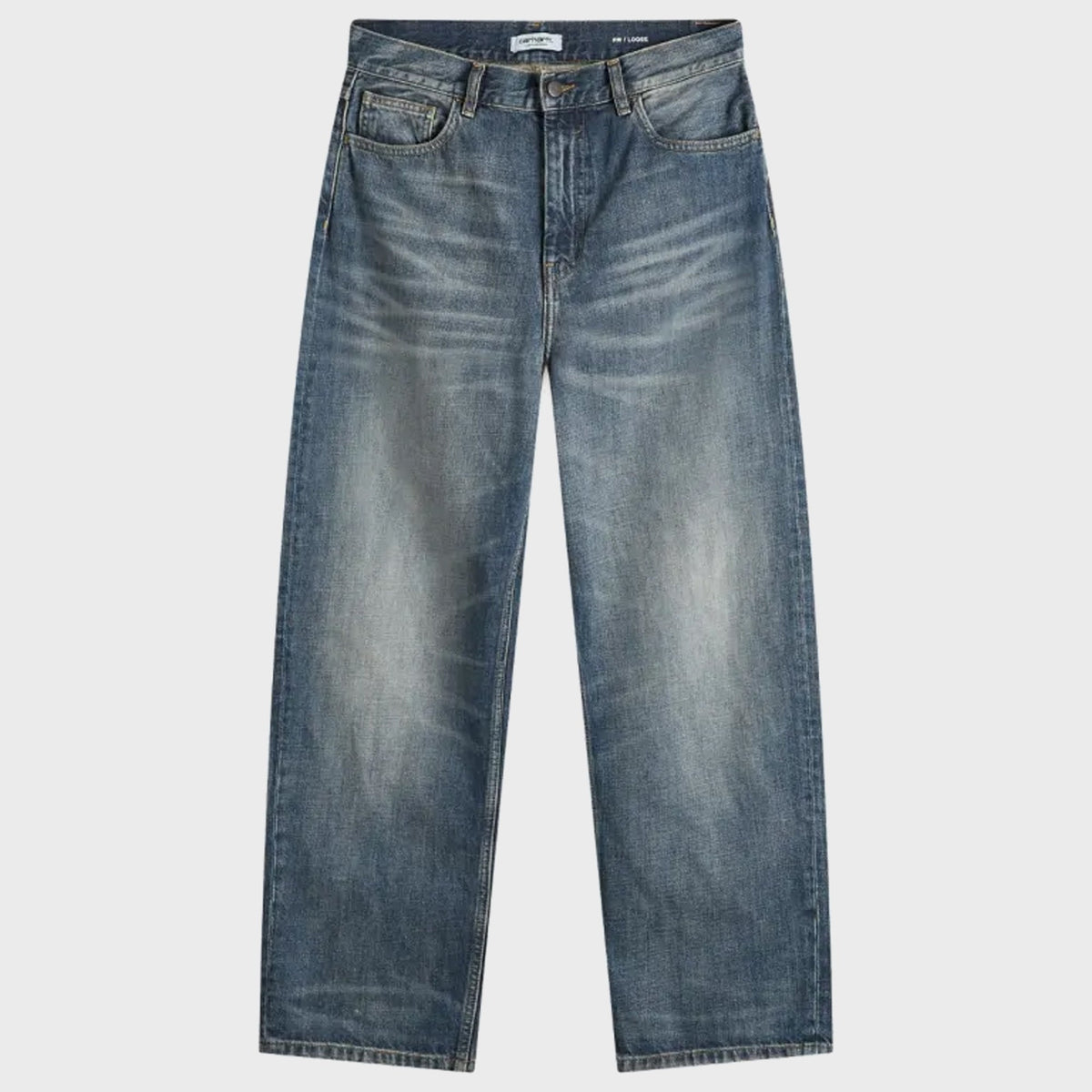 Carhartt WIP W Brandon Pant - Worn Used Washed Blue