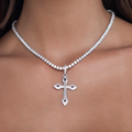 GLD Women Black Stone Celtic Cross