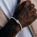 GLD PROMO Diamond Tennis Cuff Bracelet- 3mm