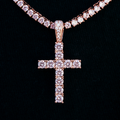 GLD PROMO Diamond Cross in Rose Gold
