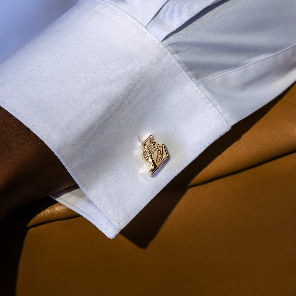 GLD PROMO Los Angeles Lakers Official NBA Cufflinks