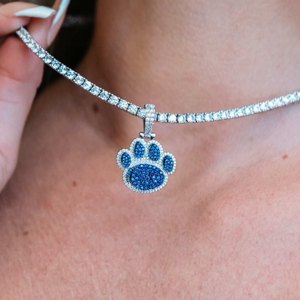 GLD Women Penn State Nittany Lions Paw Official NCAA Micro Pendant