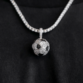 GLD Men Iced Soccer Pendant