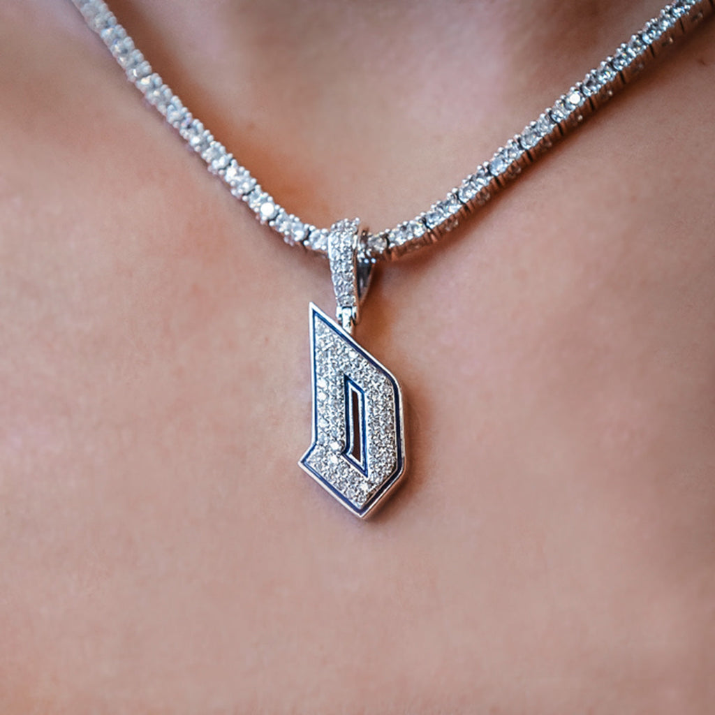 GLD Women Duquesne Dukes Official NCAA Logo Pendant