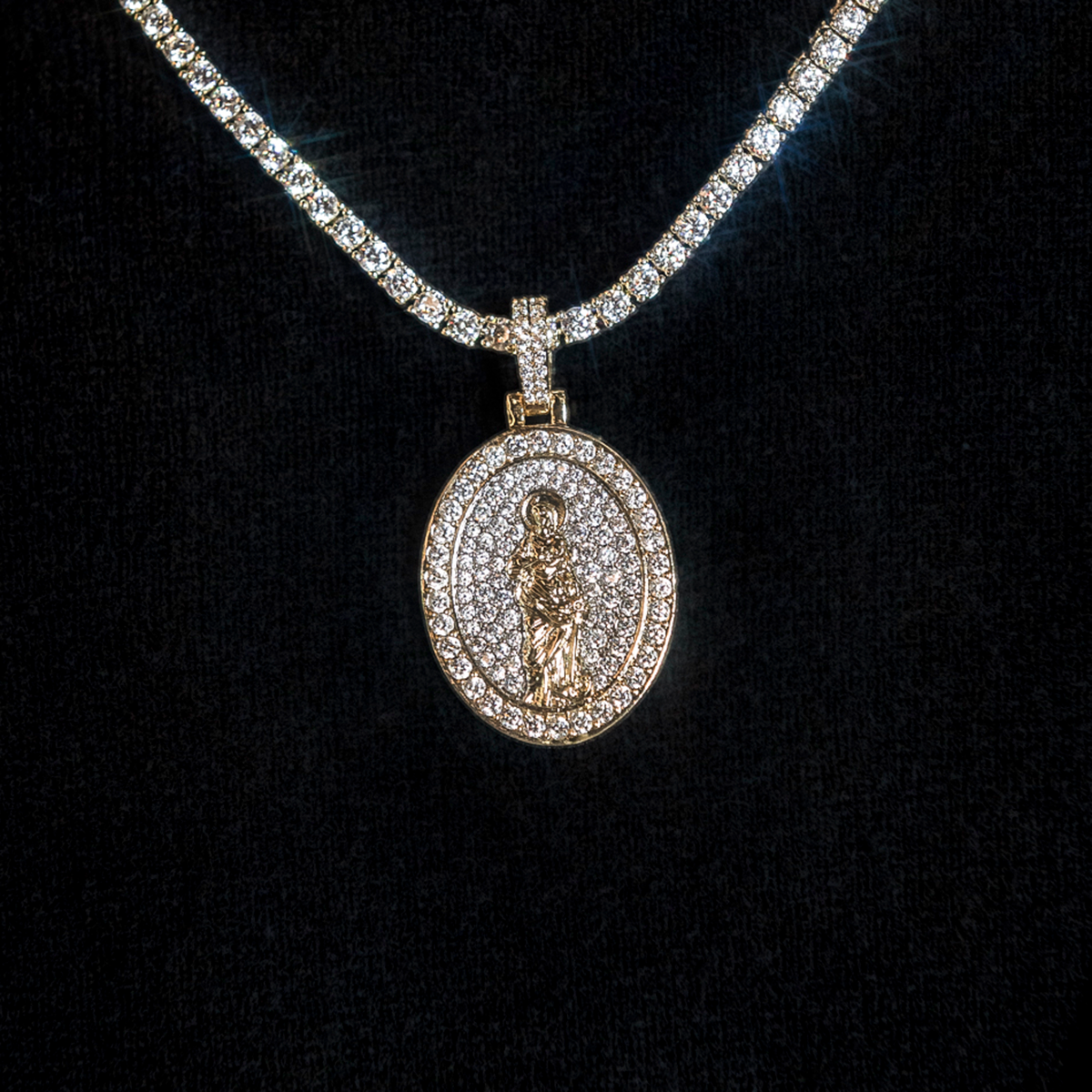 GLD Men Saint Catherine Pendant