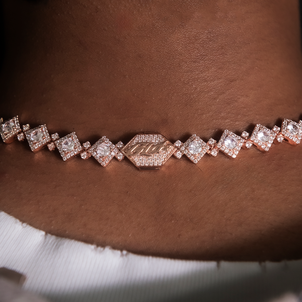 GLD Men Cloister Link Chain in Rose Gold  - 10mm