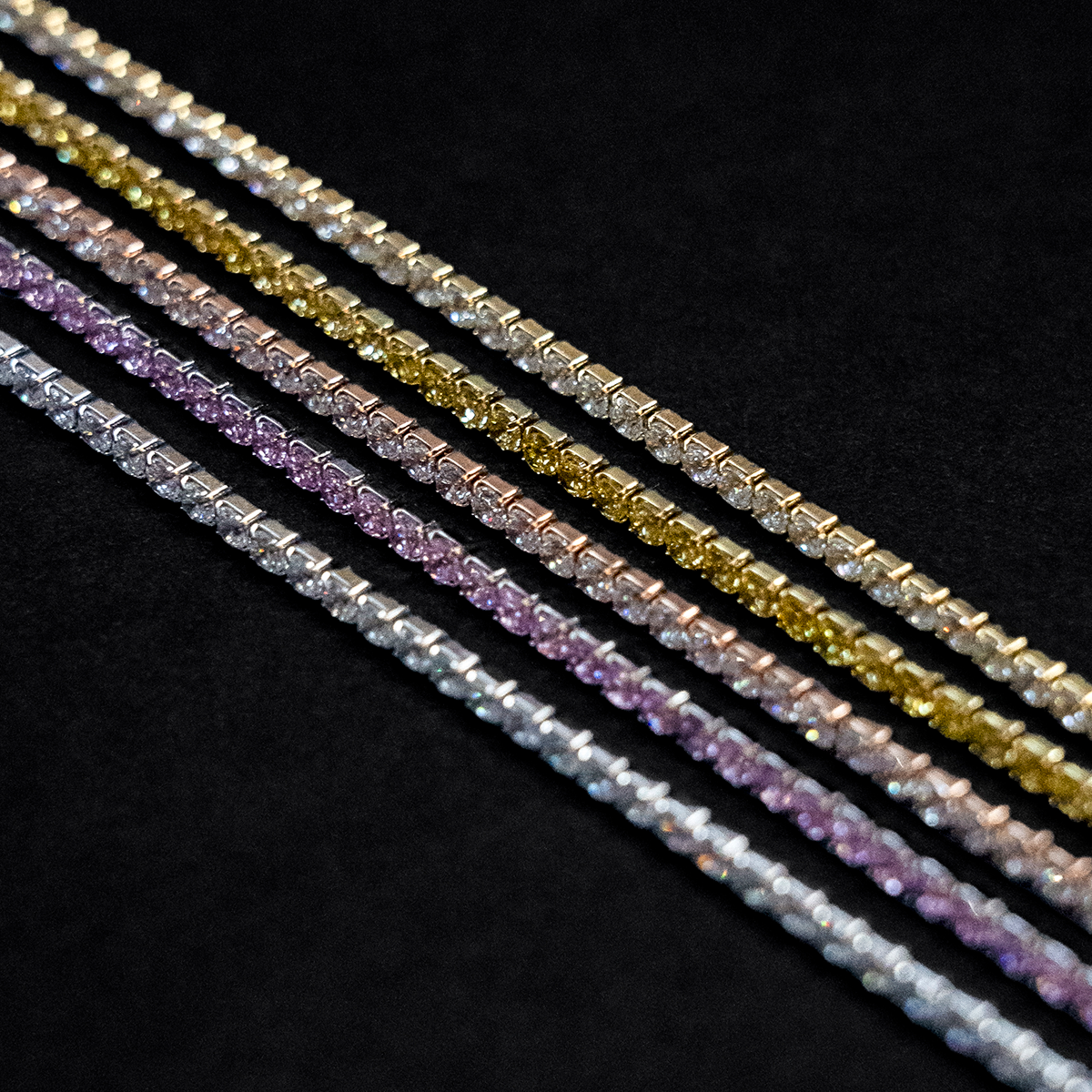 GLD PROMO Micro Tennis Chain in Rose Gold