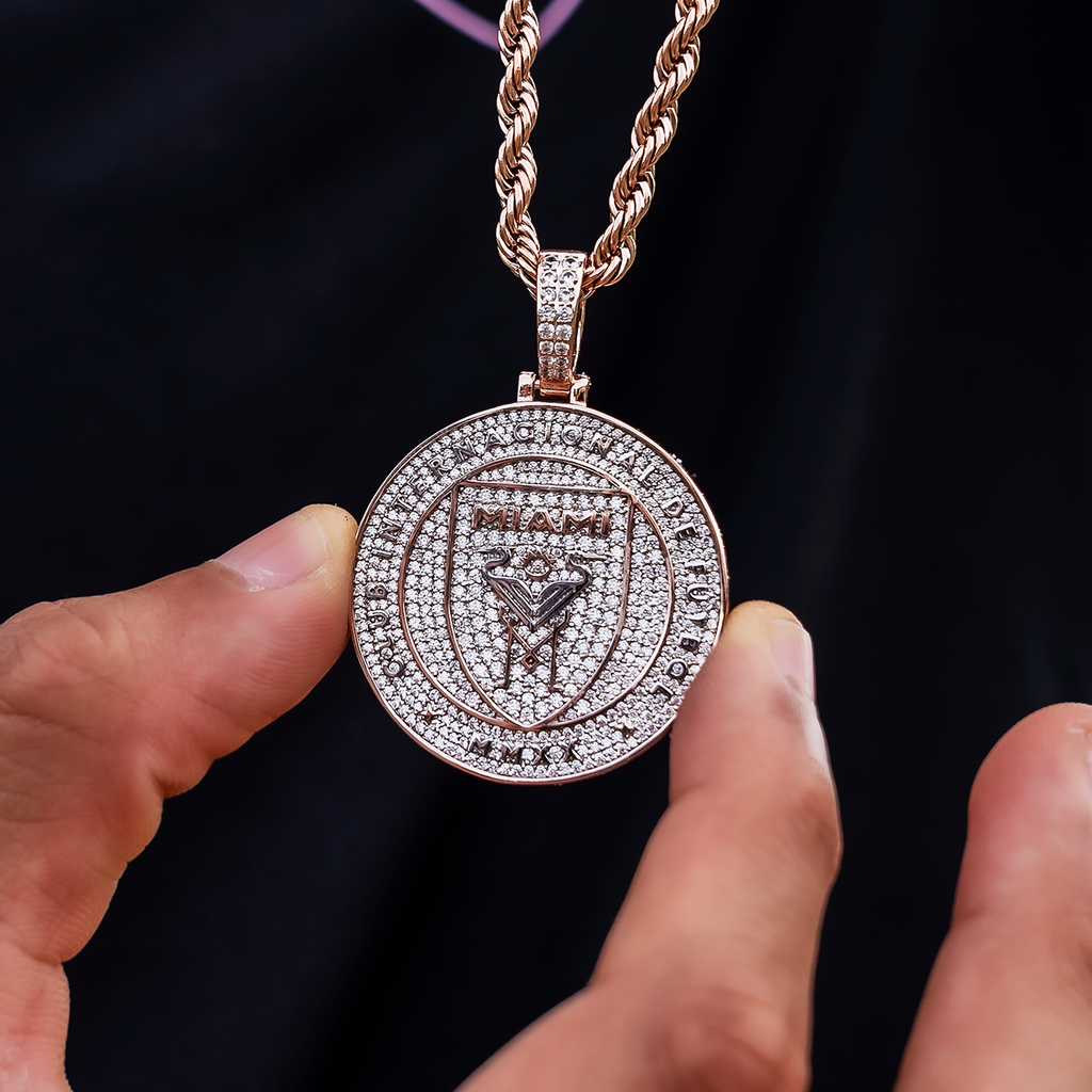 GLD Men Inter Miami CF Official MLS Logo Pendant
