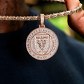 GLD Men Inter Miami CF Official MLS Logo Pendant