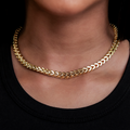 GLD PROMO - WOMEN Franco Necklace in Yellow Gold- 6mm