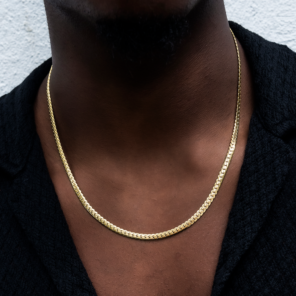 GLD PROMO South Beach Cuban™ Chain in Yellow Gold- 5mm