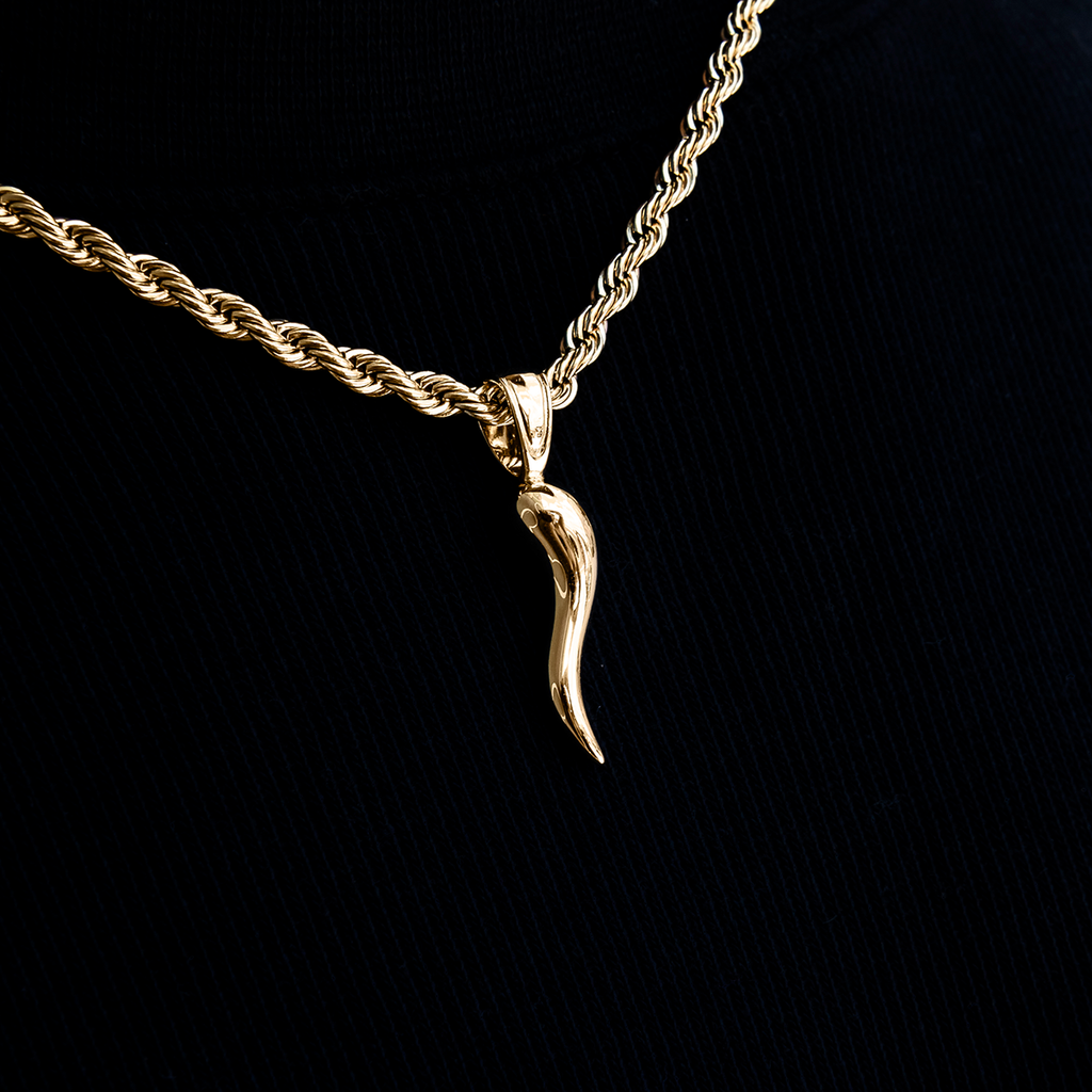 GLD PROMO SETS Italian Horn Pendant