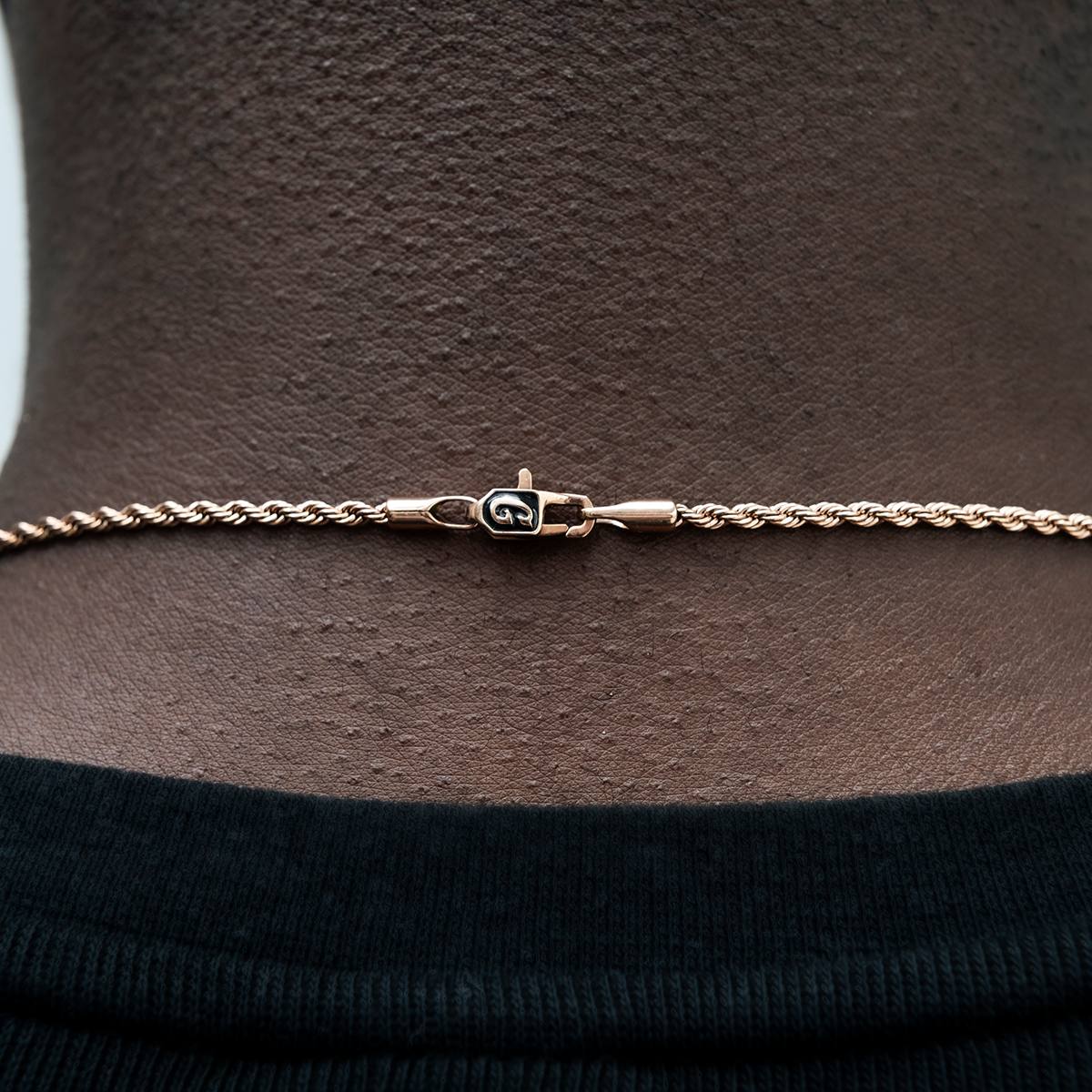 GLD PROMO SETS Rope Chain in Rose Gold- 2mm