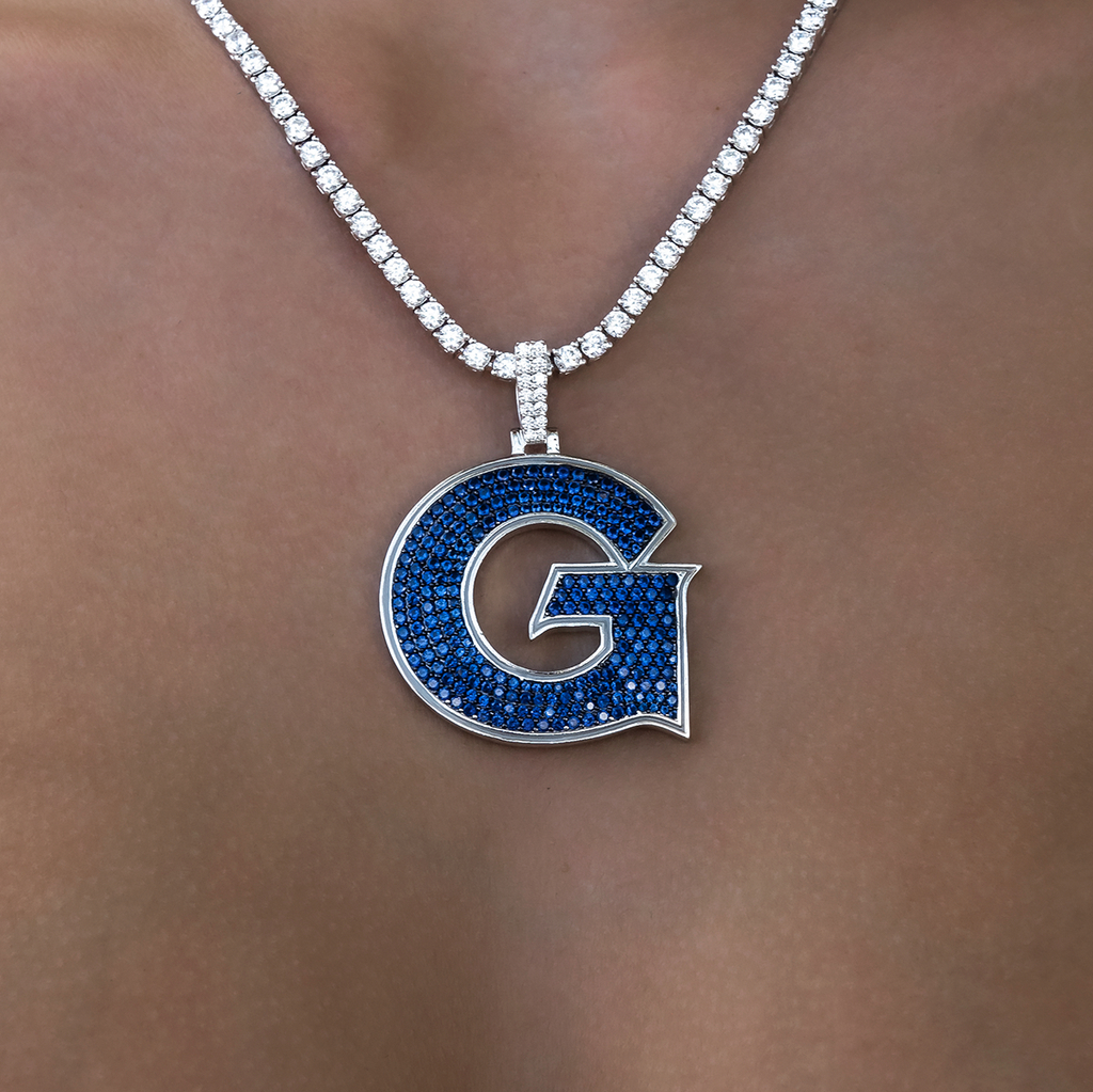 GLD Women Georgetown Hoyas Official NCAA Logo Pendant