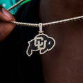 GLD Men Colorado Buffaloes Official NCAA Logo Pendant