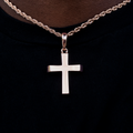 GLD PROMO Simple Cross Pendant in Rose Gold