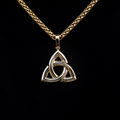 GLD Men Trinity Knot Pendant in Yellow Gold