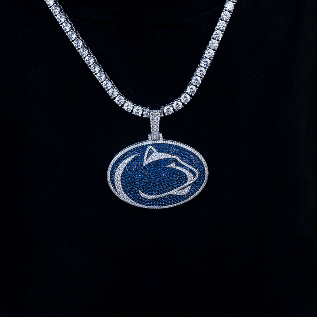 GLD Men Large Penn State Nittany Lions Official NCAA Logo Pendant